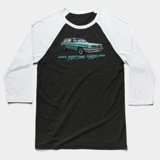 1961 Pontiac Catalina Safari Station Wagon Baseball T-Shirt